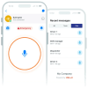 Illustration of a mobile device running an app built with the Zello SDK