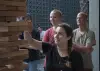 Zello employees playing Jenga